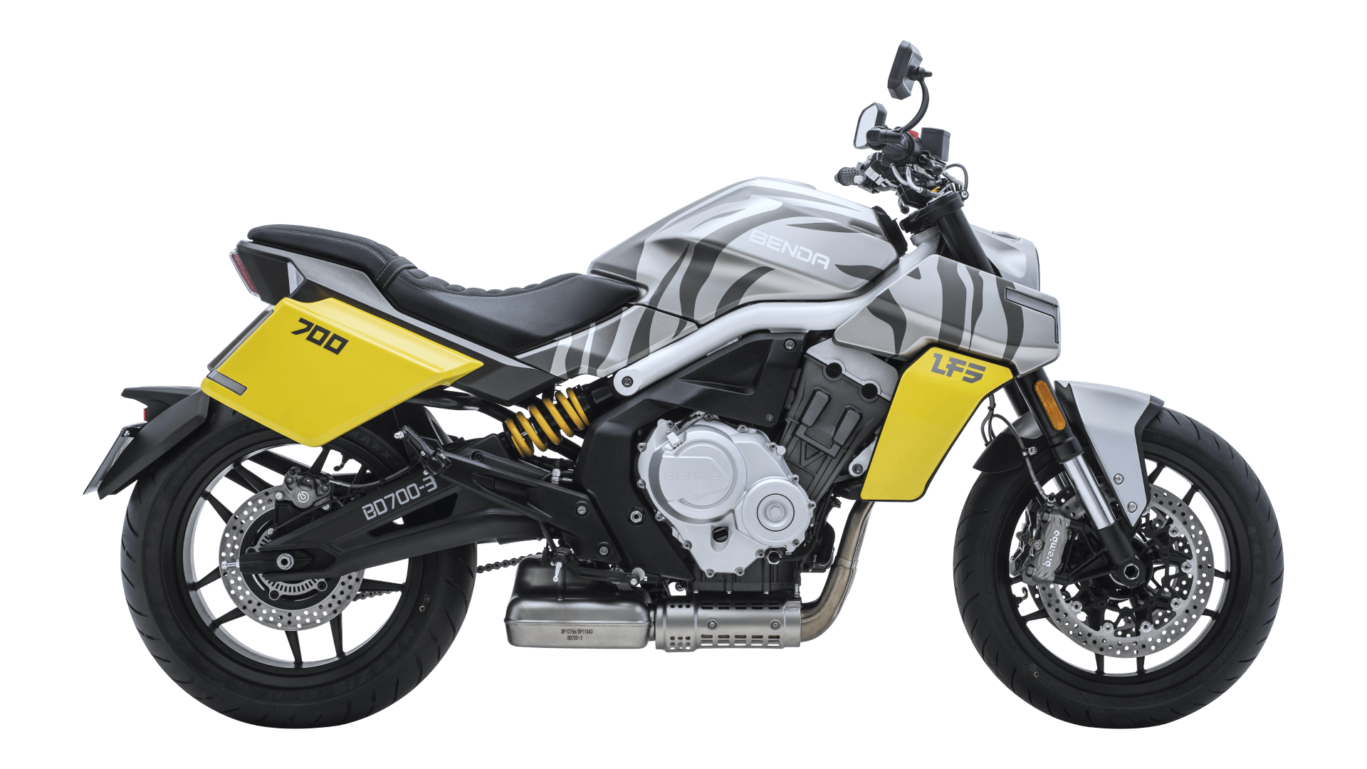 color LFS-700 Tiger-Striped Silver Yellow