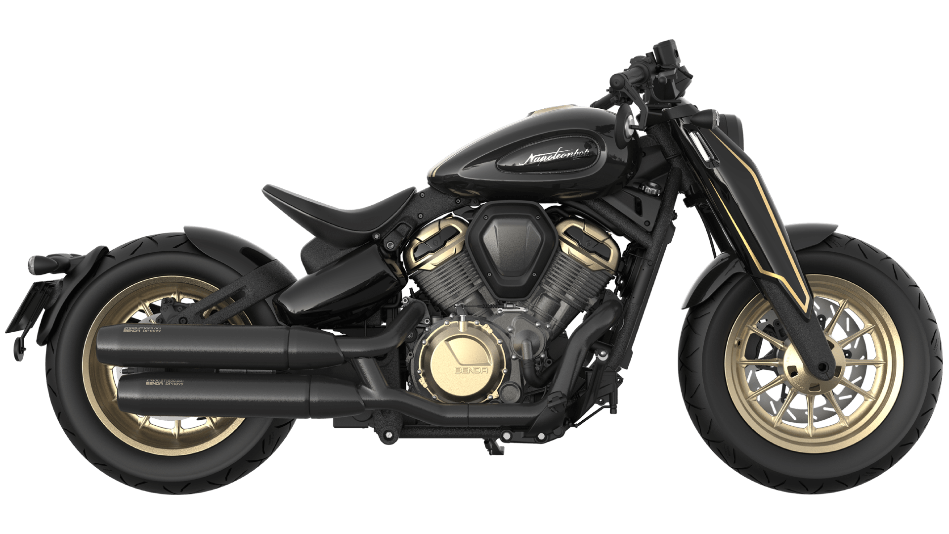 color napoleonbob-500 Mysterious Gold (With Dark Knight Glossy Rim)